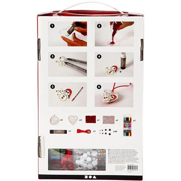 Hovedbilde Julekuler til dekorasjon - 5pk