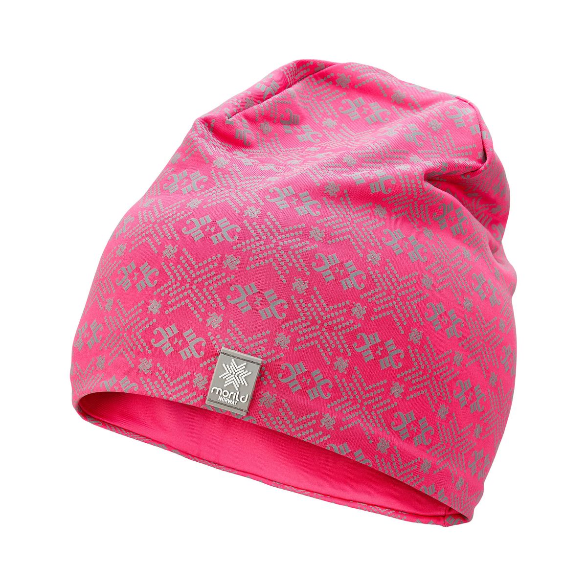 Glitre Junior lue med refleksdetaljer, Rosa